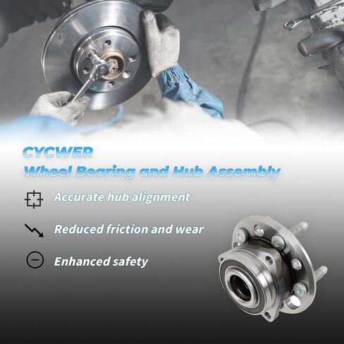 513288 Front or Rear Wheel Bearing and Hub Assembly Wheel Hub w/ABS Fits for 2010-2017 Terrain 2.4L, Fits for 2014-2017 Impala 3.6L, Replace OE 513288 WE60838 in Saudi Arabia