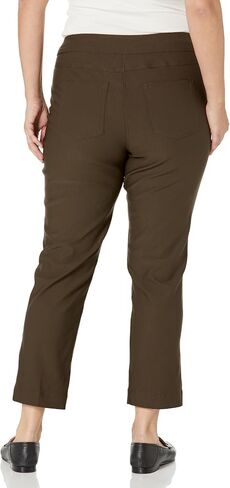 MULTIPLES Women's Plus Size Pull-on Ankle Pant with Real Front and Back Pockets in Saudi Arabia
