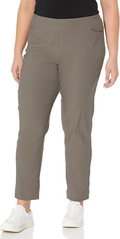 MULTIPLES Women's Plus Size Pull-on Ankle Pant with Real Front and Back Pockets in Saudi Arabia