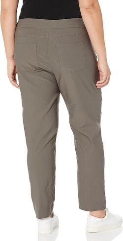 MULTIPLES Women's Plus Size Pull-on Ankle Pant with Real Front and Back Pockets in Saudi Arabia