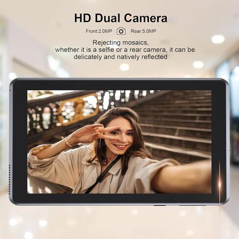جهاز لوحي Android 8 بوصة، نظام Android 12.0 Tableta سعة تخزين 32 جيجا بايت 512 جيجا بايت SD أجهزة لوحية قابلة للتوسيع، معالج رباعي النواة 2 جيجا بايت رام 1280x800 IPS HD شاشة تعمل باللمس أجهزة لوحية مزدوجة الكاميرا، يدعم WiFi6، BT، بطارية 4300 مللي أمبير  in Kuwait
