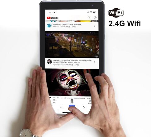 جهاز لوحي Android 8 بوصة، نظام Android 12.0 Tableta سعة تخزين 32 جيجا بايت 512 جيجا بايت SD أجهزة لوحية قابلة للتوسيع، معالج رباعي النواة 2 جيجا بايت رام 1280x800 IPS HD شاشة تعمل باللمس أجهزة لوحية مزدوجة الكاميرا، يدعم WiFi6، BT، بطارية 4300 مللي أمبير  in Kuwait