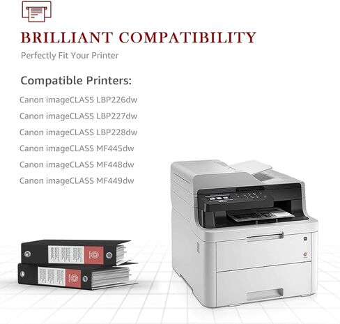 خرطوشة حبر بديلة متوافقة مع Toner Kingdom لطابعة Canon 057H 057 CRG-057H عالية الإنتاجية لطابعة Canon imageCLASS MF445dw MF455dw LBP226dw MF451dw LBP227dw MF448dw (أسود، عبوة واحدة) in Kuwait