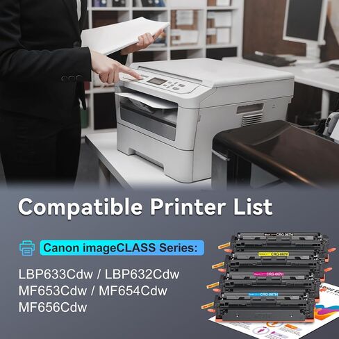 MYTONER 067H 067 Toner Cartridge Set 4 Pack Compatible Replacement for Canon 067H High Yield Toner for imageCLASS MF656Cdw LBP632Cdw MF653Cdw LBP633Cdw MF654Cdw Printer CRG-067H CRG067 Ink in Saudi Arabia