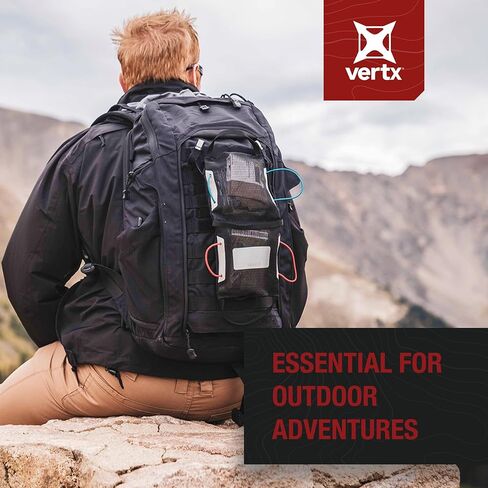 حقيبة IFAK متوسطة الحجم من Vertx لمجموعة الإسعافات الأولية، متوافقة مع Vertx Tactigami، وحقائب للمعدات التكتيكية، وعناصر الاستعداد للطوارئ، باللون الأسود in Kuwait