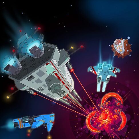 مجموعة الديراك الترفيهية (AEG) محطة قيادة قاعدة الفضاء - لعبة لوحية، لعبة النرد، حل تخزين، من 2 إلى 7 لاعبين، وقت لعب 60 دقيقة، للأعمار من 14 عامًا فما فوق، مجموعة الديراك الترفيهية (AEG) in Kuwait