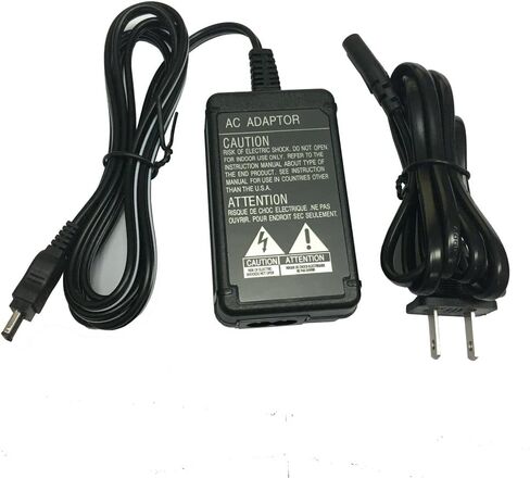 طقم شاحن محول الطاقة AC-L100 لكاميرات سوني AC-L10، AC-L10A، AC-L15، AC-15A، AC-L100، L100B L100C، DSC-F828 DCR-TRV MVC-FD DSC-S30 in Kuwait