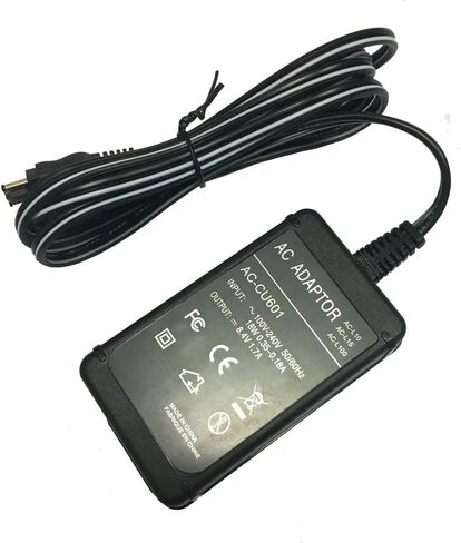 طقم شاحن محول الطاقة AC-L100 لكاميرات سوني AC-L10، AC-L10A، AC-L15، AC-15A، AC-L100، L100B L100C، DSC-F828 DCR-TRV MVC-FD DSC-S30 in Kuwait