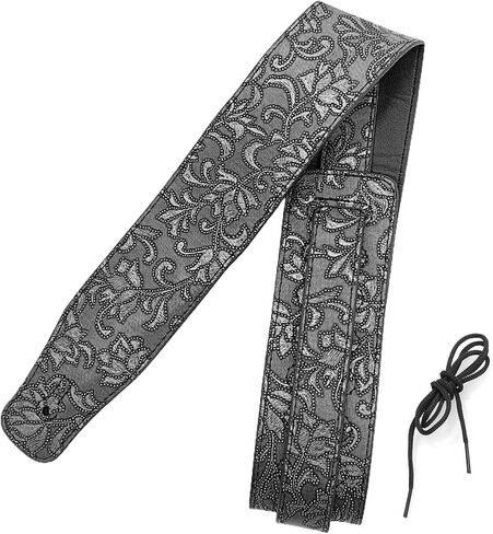Musiin Premium Guitar Strap Classic Style Pattern Guitar Strap Set for Bass, Electric & Acoustic Guitar in Saudi Arabia