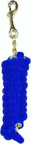 Hamilton Extra Heavy Poly Rope Lead with 24" Chain, Dark Green, 5/8" Thick x 8' Long in Saudi Arabia