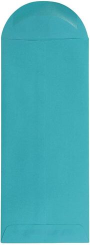 JAM PAPER #11 Policy Colored Envelopes - 4 1/2 x 10 3/8 - Sea Blue Recycled - 100/Pack in Saudi Arabia