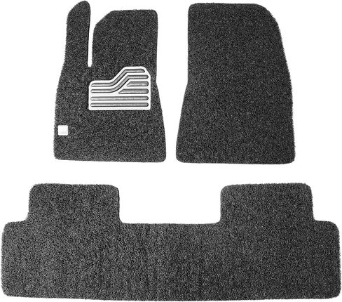 MACHA Dust Catcher Coil Floor Mats Fit for Tesla Model 3 2017-2022, Front & 2nd Seat, Black, Floor Liners, Dust Trap, All-Weather Protection in Saudi Arabia