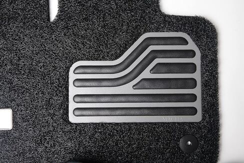 MACHA Dust Catcher Coil Floor Mats Fit for Tesla Model 3 2017-2022, Front & 2nd Seat, Black, Floor Liners, Dust Trap, All-Weather Protection in Saudi Arabia