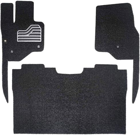 MACHA Dust Catcher Coil Floor Mats Fit for Tesla Model 3 2017-2022, Front & 2nd Seat, Black, Floor Liners, Dust Trap, All-Weather Protection in Saudi Arabia