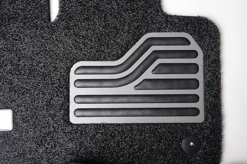 MACHA Dust Catcher Coil Floor Mats Fit for Tesla Model 3 2017-2022, Front & 2nd Seat, Black, Floor Liners, Dust Trap, All-Weather Protection in Saudi Arabia