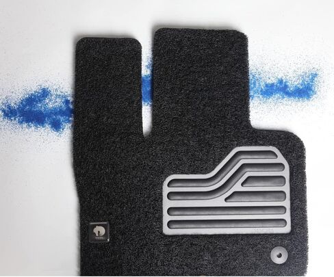 MACHA Dust Catcher Coil Floor Mats Fit for Tesla Model 3 2017-2022, Front & 2nd Seat, Black, Floor Liners, Dust Trap, All-Weather Protection in Saudi Arabia