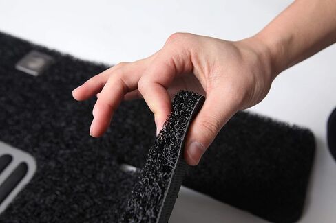 MACHA Dust Catcher Coil Floor Mats Fit for Tesla Model 3 2017-2022, Front & 2nd Seat, Black, Floor Liners, Dust Trap, All-Weather Protection in Saudi Arabia