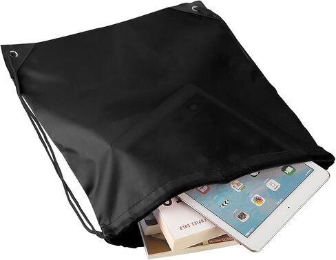 حقائب ظهر برباط لصالة الألعاب الرياضية وحقائب ظهر برباط وحقيبة ظهر بسلسلة للسفر في صالة الألعاب الرياضية، باللون الأسود in Kuwait