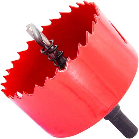 قاطع ثقب 75 مم Laiwei HSS منشار ثقب ثنائي المعدن وقاطع للجدران الجافة البلاستيكية والخشبية والصفائح المعدنية 2-15/16 بوصة (منشار ثقب 2.95 بوصة) in Kuwait