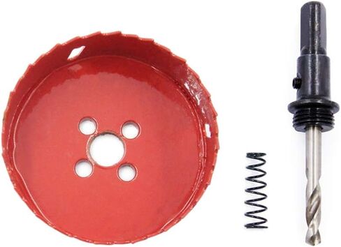 قاطع ثقب 75 مم Laiwei HSS منشار ثقب ثنائي المعدن وقاطع للجدران الجافة البلاستيكية والخشبية والصفائح المعدنية 2-15/16 بوصة (منشار ثقب 2.95 بوصة) in Kuwait