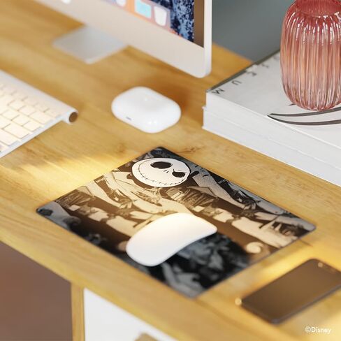 Tim Burtons The Nightmare Before Christmas Mouse Pad for Desk | 10.25 X 8.25 Inches Mousepads for Computers/Home/Office,More – Non-Slip Bottom + Spill Resistant Coating | Jack Skellington Gifts in Saudi Arabia