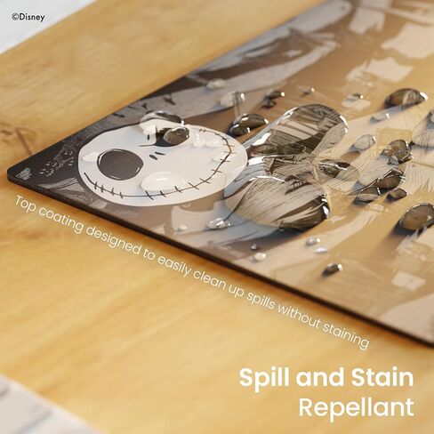 Tim Burtons The Nightmare Before Christmas Mouse Pad for Desk | 10.25 X 8.25 Inches Mousepads for Computers/Home/Office,More – Non-Slip Bottom + Spill Resistant Coating | Jack Skellington Gifts in Saudi Arabia
