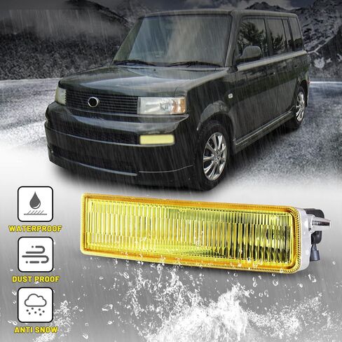 Fog Lights compatible for Scion XB 2003 2004 2005 2006 2007 Driver Passenger Lamps Assembly Replacement Amber Yellow in Saudi Arabia