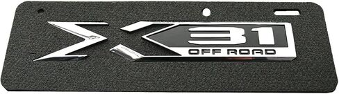 2pcs X31 Off Road Emblems 3D Rear Bodyside Badge Replacement for 2019-2022 GMC Sierra 1500 Genuine GM 84682662 (Chrome/Black) in Saudi Arabia