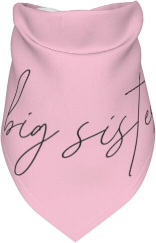 Promoted to Big Sister Dog Bandana Dog Bandana Gender Reveal Photo Props Accessories im Going to be Big Sister Pet Scarf (White) in Saudi Arabia