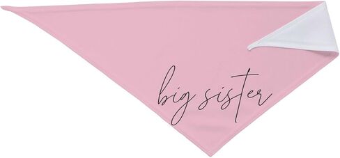 Promoted to Big Sister Dog Bandana Dog Bandana Gender Reveal Photo Props Accessories im Going to be Big Sister Pet Scarf (White) in Saudi Arabia