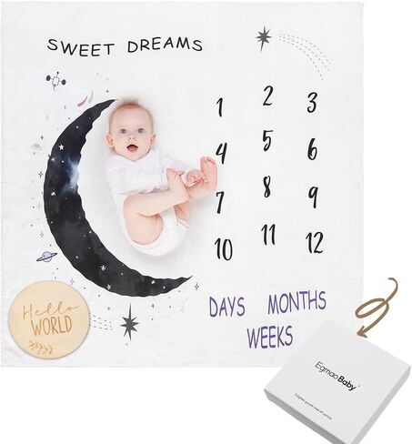 Baby Swaddle Blankets Set with Matching Hat and Drool Cloth Organic Cotton Muslin Blanket Soft Newborn Wrap Receive Blanket Photography Prop Large 47 * 47 Shower Gifts for Boys Girls (Flowers) in Saudi Arabia