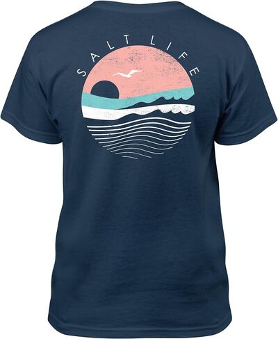 Salt Life Boys' Horizon Youth Short Sleeve Classic Fit Shirt in Saudi Arabia