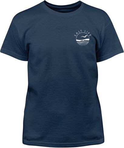 Salt Life Boys' Horizon Youth Short Sleeve Classic Fit Shirt in Saudi Arabia