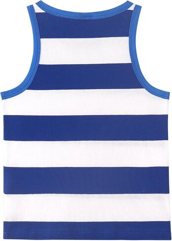 Spring&Gege Boys Striped Tank Tops Summer Sleeveless Cotton T Shirt (4-12 Years) in Kuwait