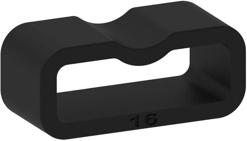 حلقات تثبيت متوافقة مع Fitbit ACE 2/ Inspire/Inspire HR Bands (عبوة من 11) حامل حلقة أمان، حلقات تثبيت ثابتة غير قابلة للانزلاق من السيليكون لأساور المعصم ACE 2، أسود in Saudi Arabia