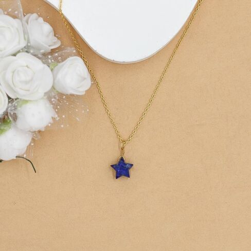 Labradorite 14k Gold Filled Handmade Jewelry, 10 MM Star Charm Necklace, Minimalist Gift, Beautiful Gift Jewelry For Her in Saudi Arabia