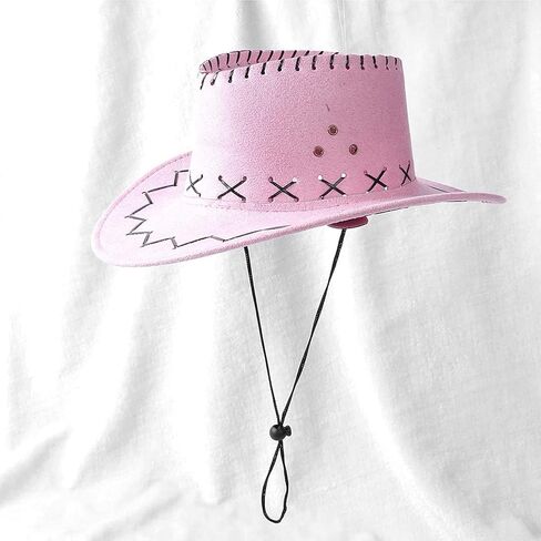 قبعة رعاة البقر الغربية رعاة البقر/رعاة البقر لإكسسوارات حفلات الهالوين in Kuwait