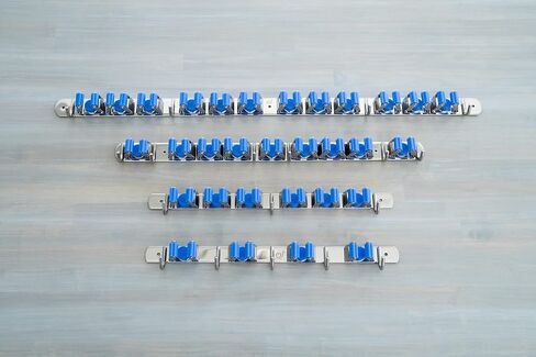 Tool Organizers and Storage 12 Slots and 6 Hooks Wall Mounted Garden Tool Rack, Garden Tool Organizer, Broom Holder Wall Mount, Garage Tool Organization and Storage, Industrial Steel Hooks N Holders in Saudi Arabia
