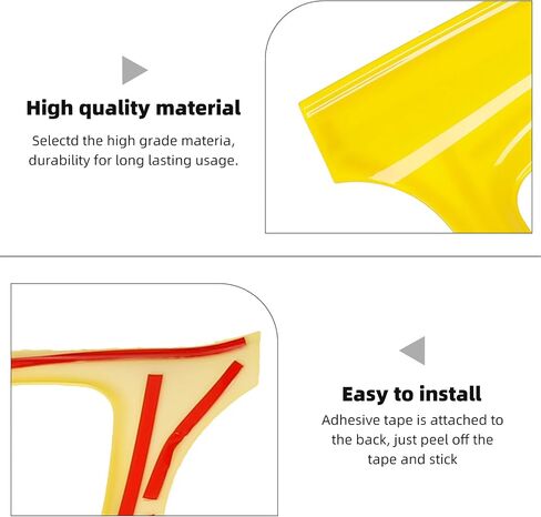 Linskip Dash Board Trim متوافق مع دودج تشارجر 2015 2016 2017 2018 2019 2020 2021 2022 2023، غطاء لوحة وحدة التحكم المركزية لشاشة الشاحن، ملحقات داخلية للشاحن 5 قطع (أصفر) in Kuwait