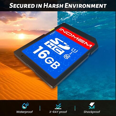 INDMEM SD Card 4GB, 8 Packs Class 4 4GB Flash Memory Card MLC Standard Secure Digital Cards Camera Card in Kuwait