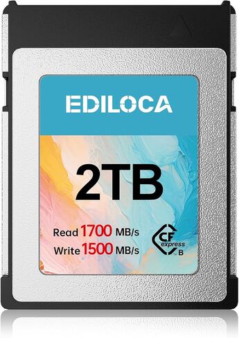 EF5 2TB CFexpress Type B Memory Card R: 1700MB/s W: 1500MB/s Capture RAW 8K and 4K HD Videos in Saudi Arabia