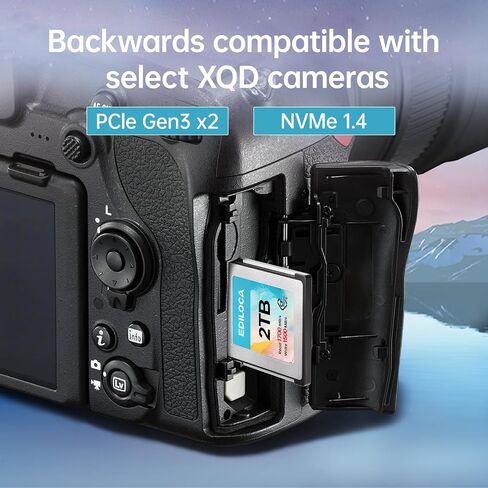 EF5 2TB CFexpress Type B Memory Card R: 1700MB/s W: 1500MB/s Capture RAW 8K and 4K HD Videos in Saudi Arabia