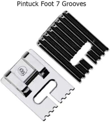 سحاب قدم يناسب جميع ماكينات الخياطة المنزلية ذات الساق المنخفضة، Brother Babylock Euro-Pro Janome Kenmore White Juki New Home Simplicity Elna Etc (قدم ضاغط للخزان) 3 عبوات in Kuwait