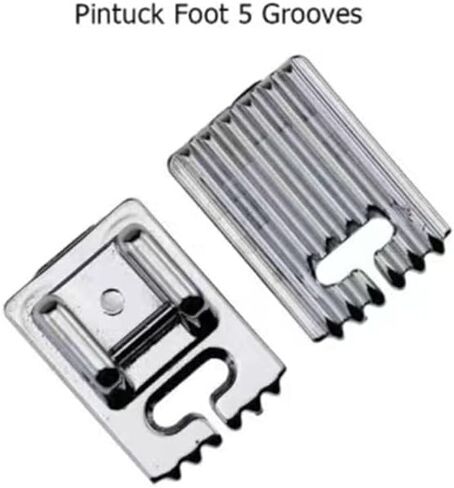 سحاب قدم يناسب جميع ماكينات الخياطة المنزلية ذات الساق المنخفضة، Brother Babylock Euro-Pro Janome Kenmore White Juki New Home Simplicity Elna Etc (قدم ضاغط للخزان) 3 عبوات in Kuwait