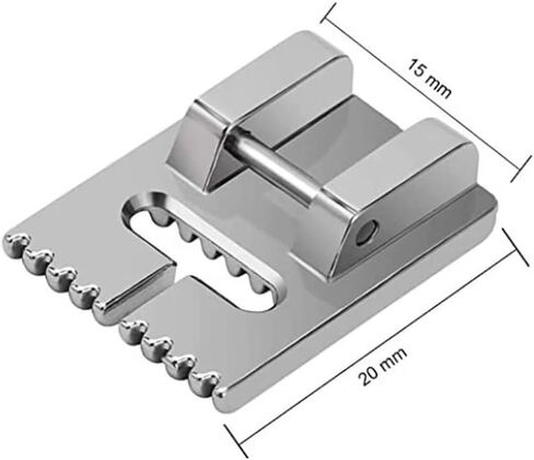 سحاب قدم يناسب جميع ماكينات الخياطة المنزلية ذات الساق المنخفضة، Brother Babylock Euro-Pro Janome Kenmore White Juki New Home Simplicity Elna Etc (قدم ضاغط للخزان) 3 عبوات in Kuwait