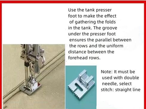 سحاب قدم يناسب جميع ماكينات الخياطة المنزلية ذات الساق المنخفضة، Brother Babylock Euro-Pro Janome Kenmore White Juki New Home Simplicity Elna Etc (قدم ضاغط للخزان) 3 عبوات in Kuwait