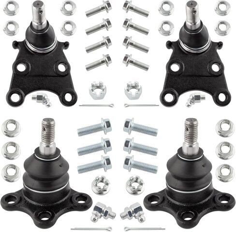 4Pcs Front Suspension Upper & Lower Ball Joints Left & Right Fit For Chevrolet Colorado & For GMC Canyon 2004-2012, For Isuzu I-350 2006, For Isuzu I-370 2007-2008 Replace# K80984 K80997 in Saudi Arabia