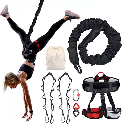 Bungee Fitness Equipment Set Heavy Cord Bungee Dance Resistance Belt Rope Workout Fitness Gym Professional Training Equipment in Saudi Arabia