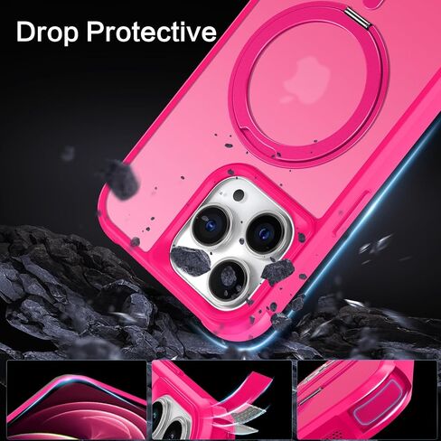 BENTOBEN Magnetic iPhone 12 Pro Max Case, Phone Case iPhone 12 Pro Max with Magsafe Invisible Stand Kickstand Ring Holder Slim Thin Soft Shockproof Bumper Women Men Cover for 12 Pro Max 6.7", Black in Saudi Arabia