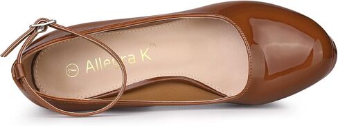 Allegra K Women's Platform Ankle Strap Chunky Heel Mary Janes Pumps in Saudi Arabia